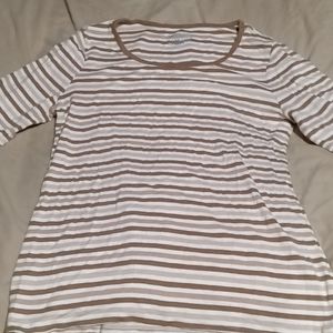 Time and Tru Striped Long Sleeved Shirt